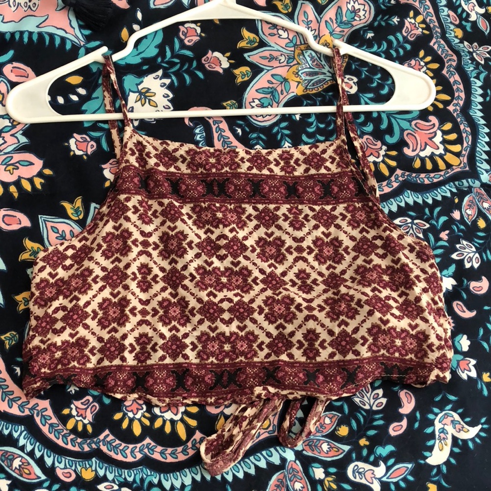 Cropped tank top